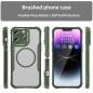 Preview: Valmento Elite Carbon – MagSafe kompatible Premium-Schutzhülle für iPhone 15 Pro (Grün, Translucent Carbon Design)