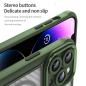 Preview: Valmento Elite Carbon – MagSafe kompatible Premium-Schutzhülle für iPhone 15 Pro (Grün, Translucent Carbon Design)