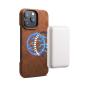 Preview: Valmento® Premium Leather-Feel Case for iPhone 16 Pro Max – with MagSafe Support