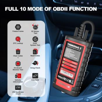 Thinkcar ThinkDiag 2 OBD2 Bluetooth 5.0 Diagnosegerät – Alle Systeme & 15+ Reset-Funktionen