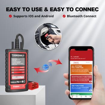 Thinkcar ThinkDiag 2 OBD2 Bluetooth 5.0 Diagnosegerät – Alle Systeme & 15+ Reset-Funktionen