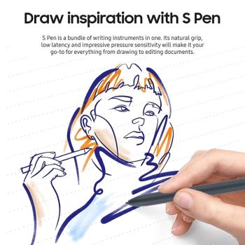 Hochempfindlicher Stylus-Stift für Samsung Galaxy Tab S6 Lite / S7 / S7+ / S7 FE / S8 / S8+ / S8 Ultra – Schwarz