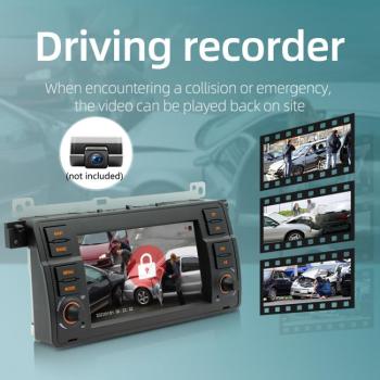 Valmento BMW E46 7" GPS-Navigation Android 13 – 2+64GB, CarPlay & Android Auto