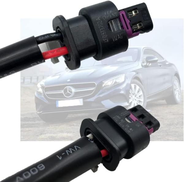 VALMENTO 8-teiliges 3PIN & 2PIN Kabelsatz-Set für Mercedes-Benz 4.7L (2011–2020) – Nockenwellenversteller Magnet & Positionssensor-Verlängerung (M278, A2761560790, A2769051000)