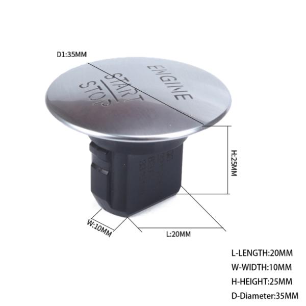 Valmento Engine Start/Stop Button – Keyless Switch Start Button 2215450514 for Mercedes-Benz W164 W205