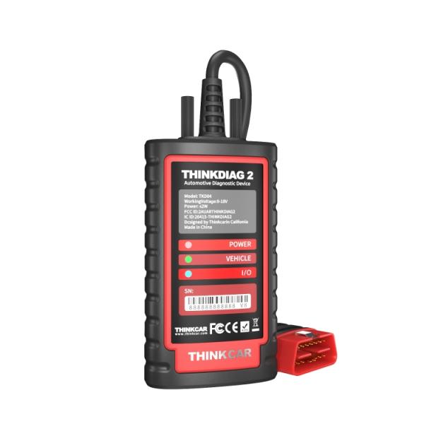 Thinkcar ThinkDiag 2 OBD2 Bluetooth 5.0 Diagnosegerät – Alle Systeme & 15+ Reset-Funktionen
