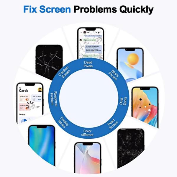 Valmento VisionPro HD – Incell LCD Display & Touchscreen Replacement for iPhone 16 Pro