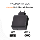 Amazon Basics – Typ-C-Wandladegerät 65 W, EU-Einzelstecker, schwarz